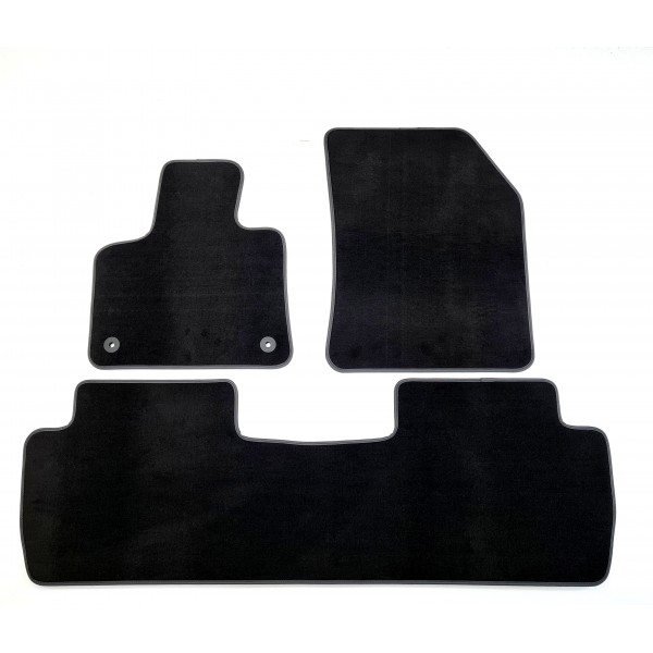 PEUGEOT 5008 2017- Textile mats trimmed with tape